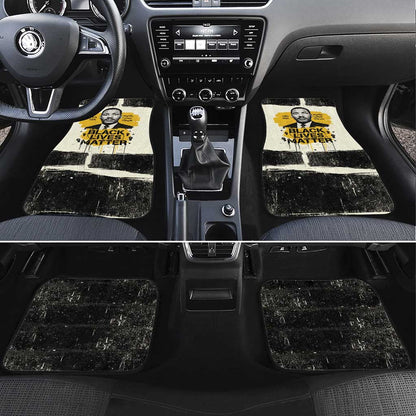 Martin Luther King Jr Car Mats Black Lives Matter Street Art Portrait Civil Rights Tribute Bold Striped - African Pride