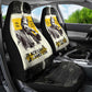 Martin Luther King Jr Car Seat Cover Black Lives Matter Street Art Portrait Civil Rights Tribute Bold Striped - African Pride