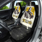 Martin Luther King Jr Car Seat Cover Black Lives Matter Street Art Portrait Civil Rights Tribute Bold Striped - African Pride