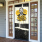 Martin Luther King Jr Door Cover Black Lives Matter Street Art Portrait Civil Rights Tribute Bold Striped - African Pride