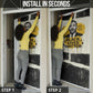 Martin Luther King Jr Door Cover Black Lives Matter Street Art Portrait Civil Rights Tribute Bold Striped - African Pride