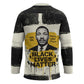 Martin Luther King Jr Hockey Jersey Black Lives Matter Street Art Portrait Civil Rights Tribute Bold Striped - African Pride