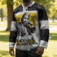 Martin Luther King Jr Hockey Jersey Black Lives Matter Street Art Portrait Civil Rights Tribute Bold Striped - African Pride