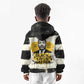 Martin Luther King Jr Kid Hoodie Black Lives Matter Street Art Portrait Civil Rights Tribute Bold Striped - African Pride