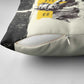 Martin Luther King Jr Pillow Cover Black Lives Matter Street Art Portrait Civil Rights Tribute Bold Striped - African Pride