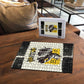Martin Luther King Jr Puzzle Black Lives Matter Street Art Portrait Civil Rights Tribute Bold Striped - African Pride