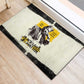Martin Luther King Jr Rubber Doormat Black Lives Matter Street Art Portrait Civil Rights Tribute Bold Striped - African Pride