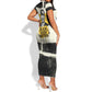 Martin Luther King Jr Short Sleeve Bodycon Dress Black Lives Matter Street Art Portrait Civil Rights Tribute Bold Striped TS04