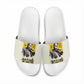 Martin Luther King Jr Slide Sandals Black Lives Matter Street Art Portrait Civil Rights Tribute Bold Striped - African Pride