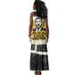 Martin Luther King Jr Tank Maxi Dress Black Lives Matter Street Art Portrait Civil Rights Tribute Bold Striped - African Pride