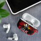 MLK Day AirPods Case Martin Luther King Jr Tribute American Flag Lettering - African Pride