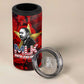 MLK Day 4 in 1 Can Cooler Tumbler Martin Luther King Jr Tribute American Flag Lettering - African Pride