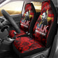 MLK Day Car Seat Cover Martin Luther King Jr Tribute American Flag Lettering - African Pride