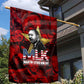 MLK Day Garden Flag Martin Luther King Jr Tribute American Flag Lettering - African Pride
