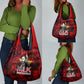 MLK Day Grocery Bag Martin Luther King Jr Tribute American Flag Lettering - African Pride