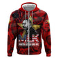 MLK Day Hoodie Martin Luther King Jr Tribute American Flag Lettering - African Pride