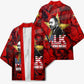 MLK Day Kimono Martin Luther King Jr Tribute American Flag Lettering - African Pride