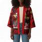 MLK Day Kimono Martin Luther King Jr Tribute American Flag Lettering - African Pride