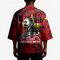 MLK Day Kimono Martin Luther King Jr Tribute American Flag Lettering - African Pride