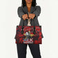 MLK Day Leather Bag Martin Luther King Jr Tribute American Flag Lettering - African Pride
