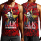 MLK Day Men Tank Top Martin Luther King Jr Tribute American Flag Lettering - African Pride