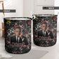 Malcolm X Laundry Basket Street Art Style Portrait Quote The Future Belongs to Those Who Prepare Civil Rights Tribute - African Pride