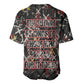 Malcolm X Baseball Jersey Street Art Style Portrait Quote The Future Belongs to Those Who Prepare Civil Rights Tribute TS04