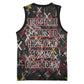 Malcolm X Basketball Jersey Street Art Style Portrait Quote The Future Belongs to Those Who Prepare Civil Rights Tribute - African Pride