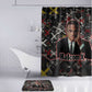 Malcolm X Bathroom Set Street Art Style Portrait Quote The Future Belongs to Those Who Prepare Civil Rights Tribute - African Pride