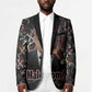 Malcolm X Blazer Street Art Style Portrait Quote The Future Belongs to Those Who Prepare Civil Rights Tribute - African Pride