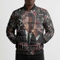 Malcolm X Bomber Puffer Jacket Street Art Style Portrait Quote The Future Belongs to Those Who Prepare Civil Rights Tribute - African Pride