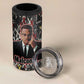 Malcolm X 4 in 1 Can Cooler Tumbler Street Art Style Portrait Quote The Future Belongs to Those Who Prepare Civil Rights Tribute - African Pride