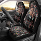 Malcolm X Car Seat Cover Street Art Style Portrait Quote The Future Belongs to Those Who Prepare Civil Rights Tribute - African Pride