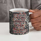 Malcolm X Ceramic Mug Street Art Style Portrait Quote The Future Belongs to Those Who Prepare Civil Rights Tribute - African Pride