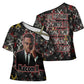Malcolm X Cross Shoulder Shirt Street Art Style Portrait Quote The Future Belongs to Those Who Prepare Civil Rights Tribute - African Pride