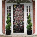 Malcolm X Door Cover Street Art Style Portrait Quote The Future Belongs to Those Who Prepare Civil Rights Tribute - African Pride