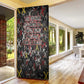 Malcolm X Door Cover Street Art Style Portrait Quote The Future Belongs to Those Who Prepare Civil Rights Tribute - African Pride
