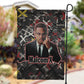 Malcolm X Garden Flag Street Art Style Portrait Quote The Future Belongs to Those Who Prepare Civil Rights Tribute - African Pride