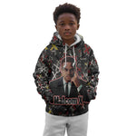 Malcolm X Kid Hoodie Street Art Style Portrait Quote The Future Belongs to Those Who Prepare Civil Rights Tribute - African Pride