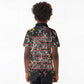 Malcolm X Kid Polo Shirt Street Art Style Portrait Quote The Future Belongs to Those Who Prepare Civil Rights Tribute TS04
