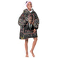 Malcolm X Kid Wearable Blanket Hoodie Street Art Style Portrait Quote The Future Belongs to Those Who Prepare Civil Rights Tribute - African Pride