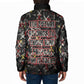 Malcolm X Padded Jacket Street Art Style Portrait Quote The Future Belongs to Those Who Prepare Civil Rights Tribute - African Pride