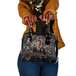 Malcolm X Shoulder Handbag Street Art Style Portrait Quote The Future Belongs to Those Who Prepare Civil Rights Tribute - African Pride