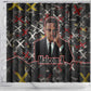 Malcolm X Shower Curtain Street Art Style Portrait Quote The Future Belongs to Those Who Prepare Civil Rights Tribute - African Pride