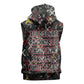 Malcolm X Sleeveless Hoodie Street Art Style Portrait Quote The Future Belongs to Those Who Prepare Civil Rights Tribute - African Pride