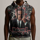 Malcolm X Sleeveless Hoodie Street Art Style Portrait Quote The Future Belongs to Those Who Prepare Civil Rights Tribute - African Pride
