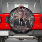 Malcolm X Spare Tire Cover Street Art Style Portrait Quote The Future Belongs to Those Who Prepare Civil Rights Tribute - African Pride