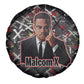 Malcolm X Spare Tire Cover Street Art Style Portrait Quote The Future Belongs to Those Who Prepare Civil Rights Tribute - African Pride