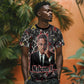 Malcolm X T shirt Street Art Style Portrait Quote The Future Belongs to Those Who Prepare Civil Rights Tribute TS04