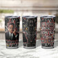 Malcolm X Tumbler Cup Street Art Style Portrait Quote The Future Belongs to Those Who Prepare Civil Rights Tribute - African Pride